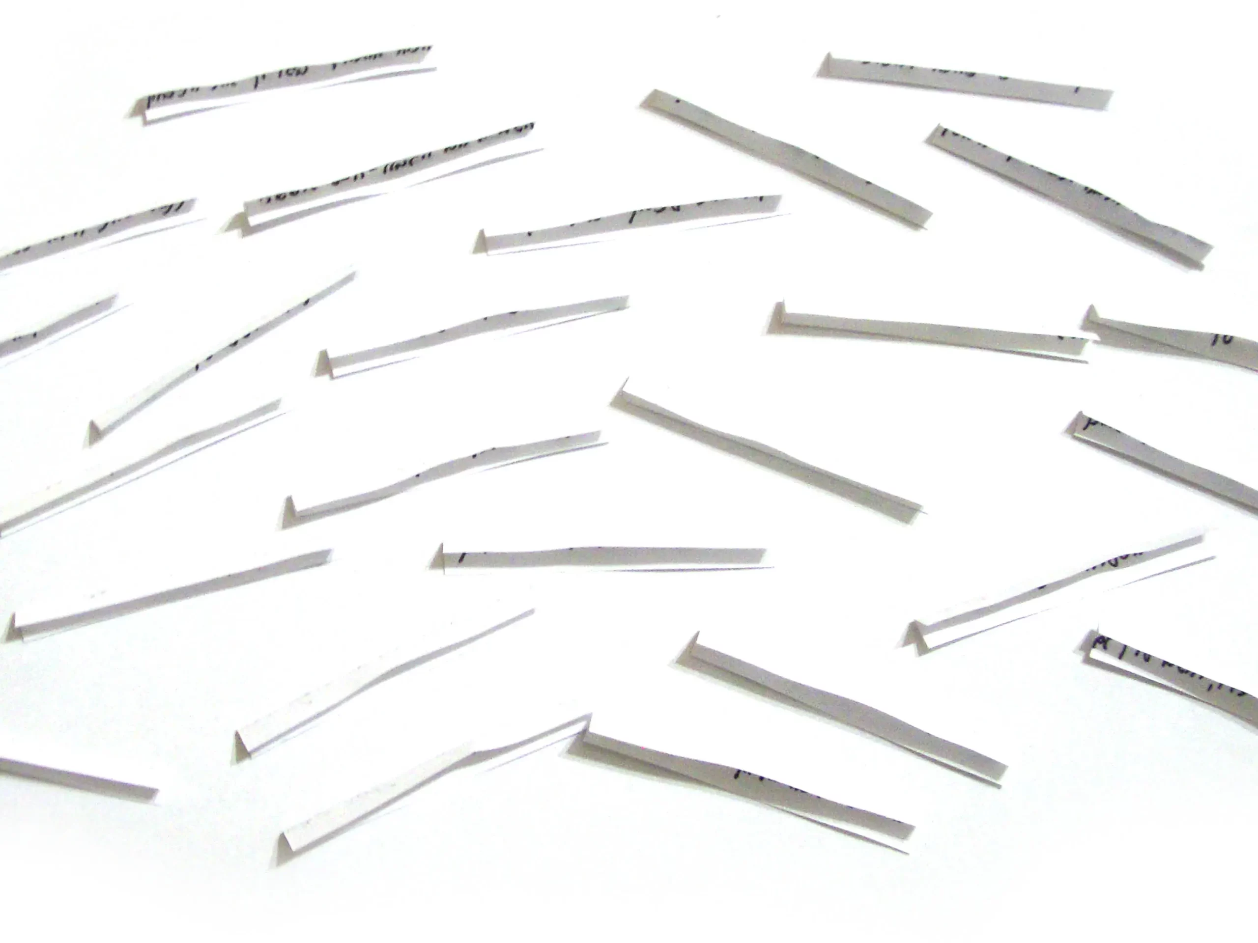 דפים מקופלים לעוגיות מזל