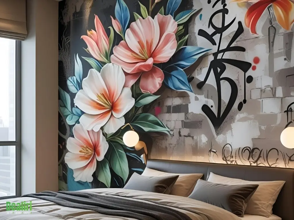 ציור קיר לחדר שינה