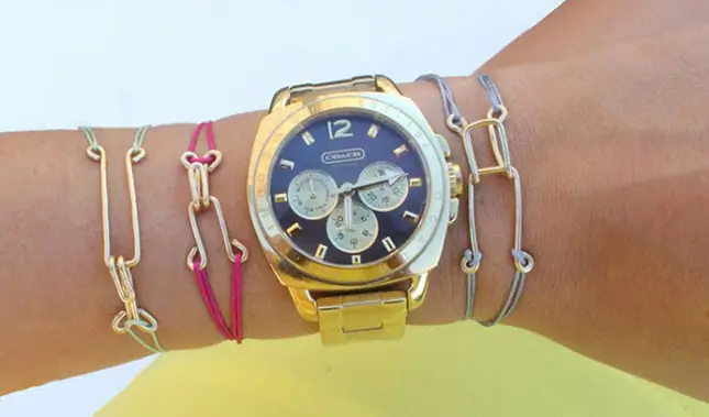 צמידים משולבי ברזל ובד